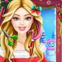 Barbie Xmas Real Haircuts
