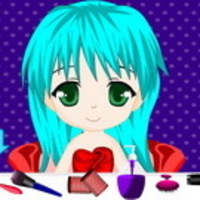 Cute Chibi Anime Hair Salon