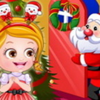 Baby Hazel Christmas Dressup