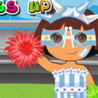 Dora World Cup Dressup Games