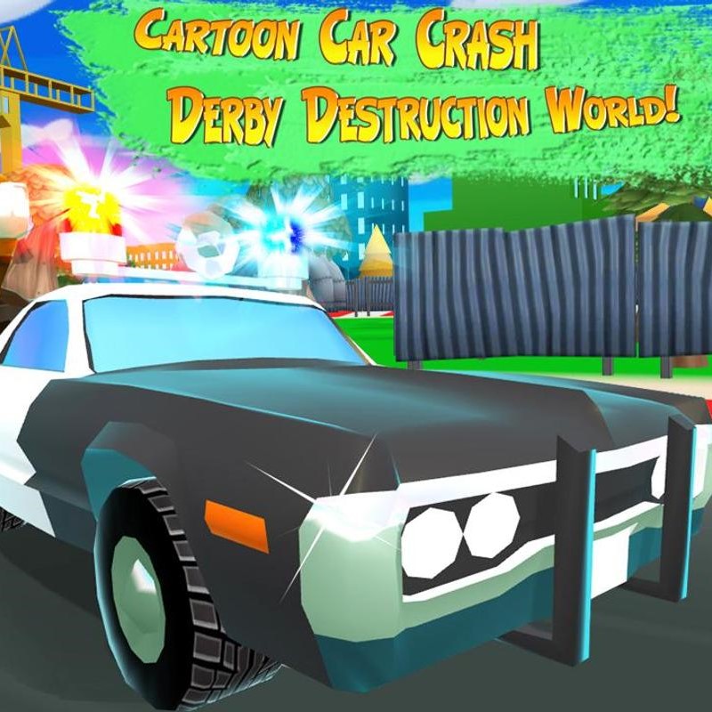 Cartoon Car Crash Derby Destruction