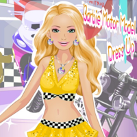 Barbie Motor Model Dress Up