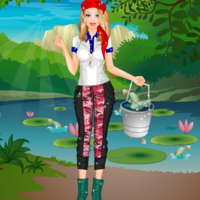 Barbie Fishing Princess