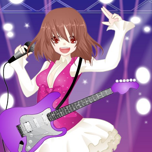 Anime Singer Girl Dress Up Game