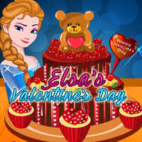 Elsa's Valentines Day Cake