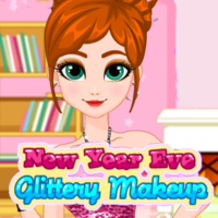 New Year Eve Glittery Makeup