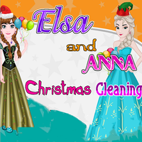 Elsa And Anna: Christmas Cleaning