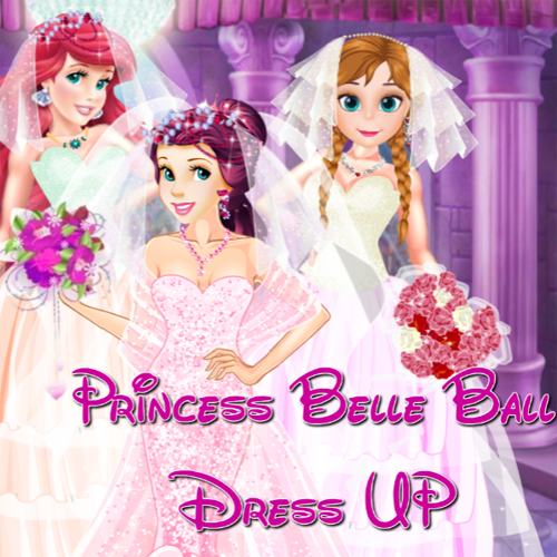 Princess Belle: Ball Dress Up