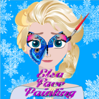 Elsa Face Painting
