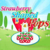 Strawberry Shaped Pops