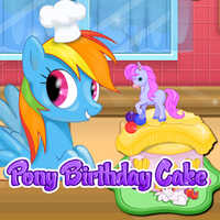 Pony Birthday Cake