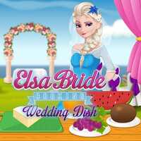 Elsa Bride Cooking Wedding Dish