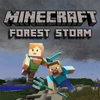 Minecraft Forest Storm