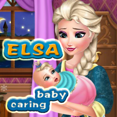 Elsa Baby Caring