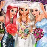 Bride And Bridesmaids Dress Up