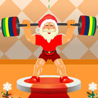 Santa Claus Weightlifter