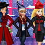 Princesses Winter Shopping