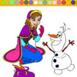 Happy Birthday Anna Coloring